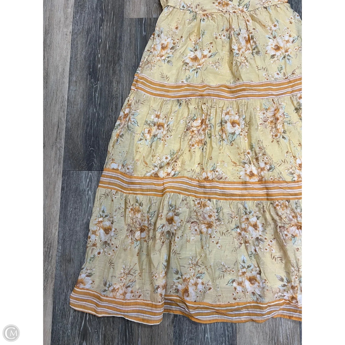 Dress Casual Maxi By By The River In Yellow, Size: M