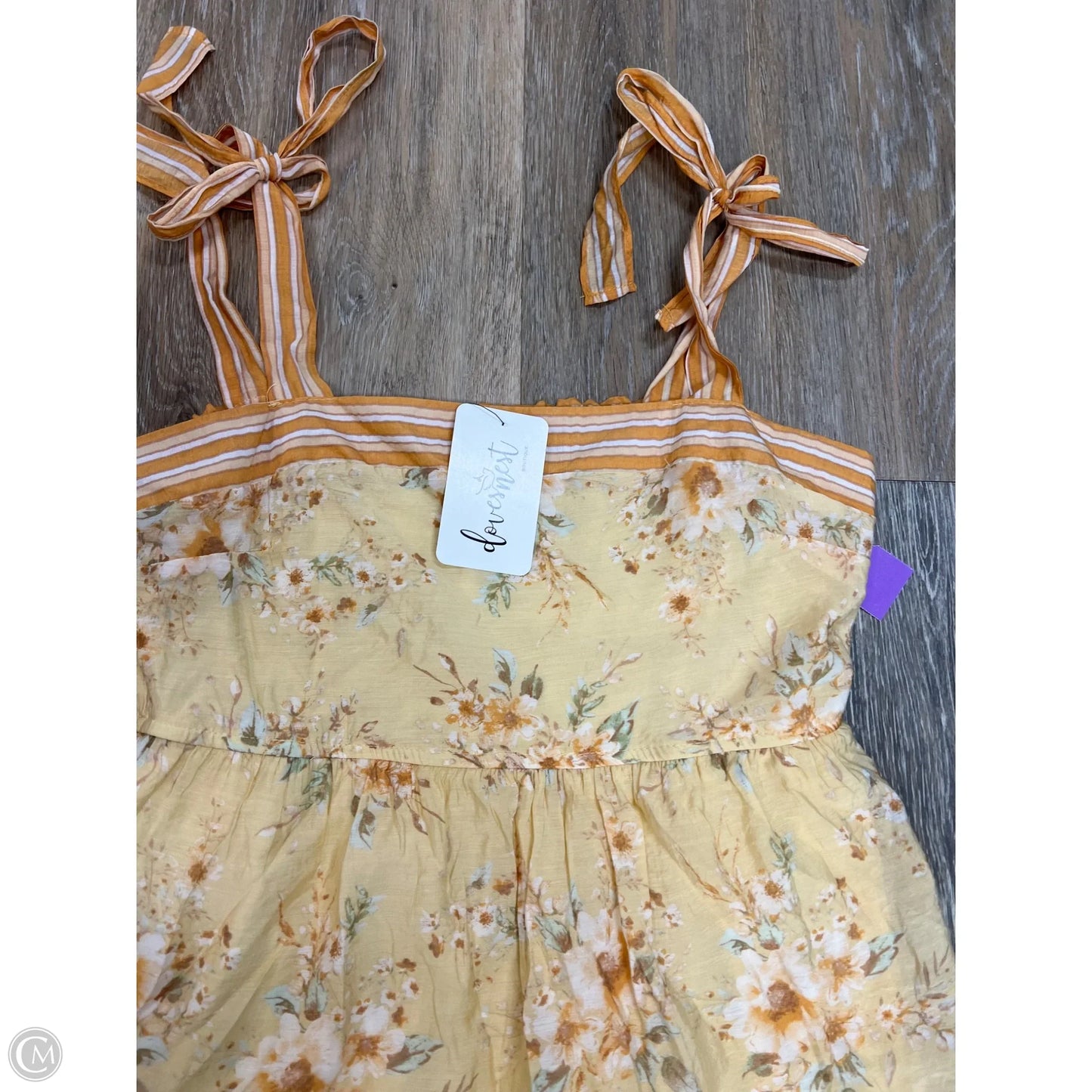 Dress Casual Maxi By By The River In Yellow, Size: M