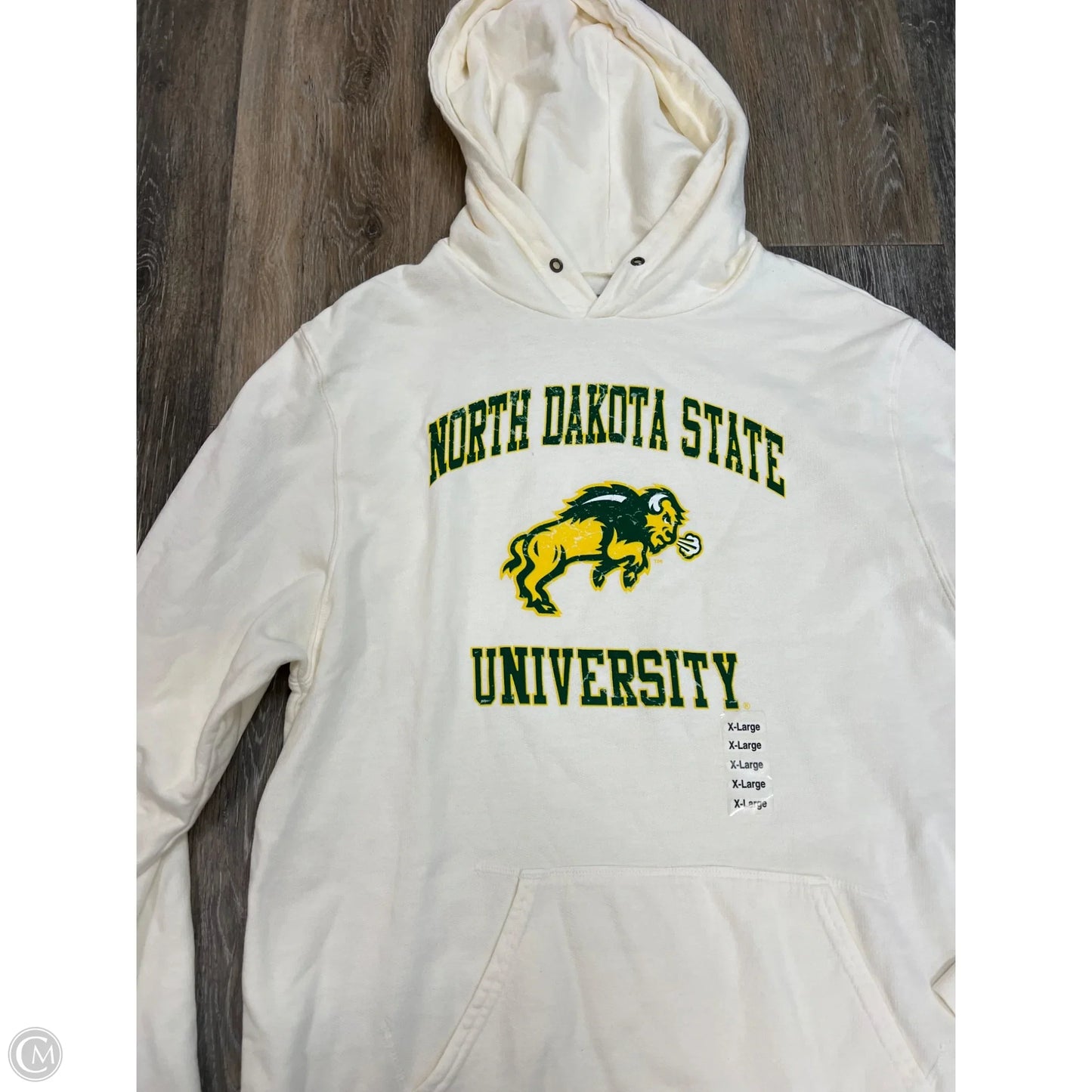 Sweatshirt Hoodie Tunic By Reserve  In White, Size: Xl