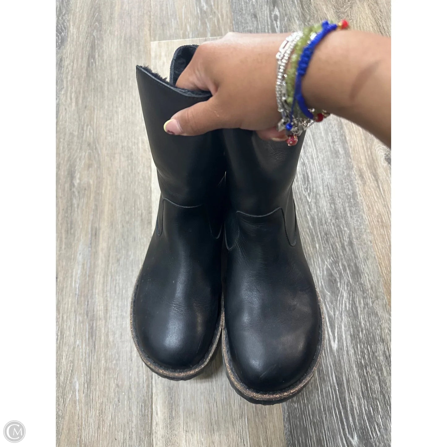 Boots Ankle Flats By Birkenstock In Black, Size: 8