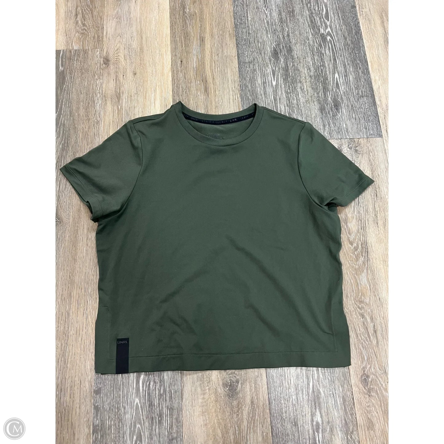 Athletic Top Short Sleeve By UNRL In Green, Size: S