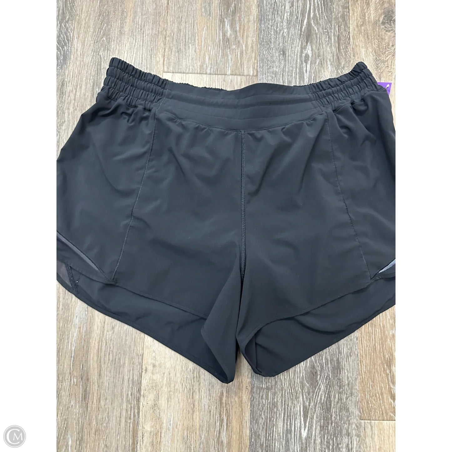 Athletic Shorts By Lululemon In Black, Size: 16