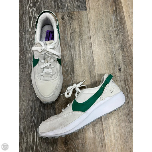 Shoes Athletic By Nike In Green & White, Size: 9.5