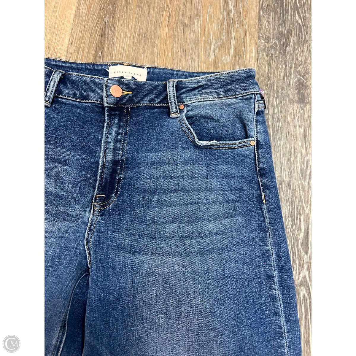 Jeans Straight By Risen In Blue Denim, Size: 10