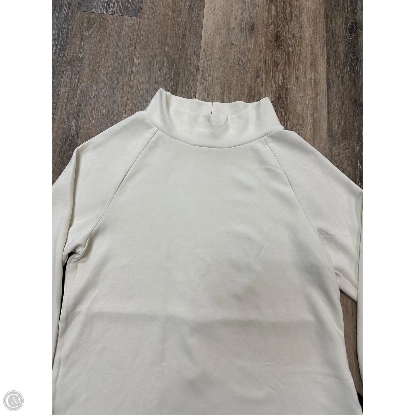 Athletic Sweatshirt Collar By Varley In Cream, Size: M