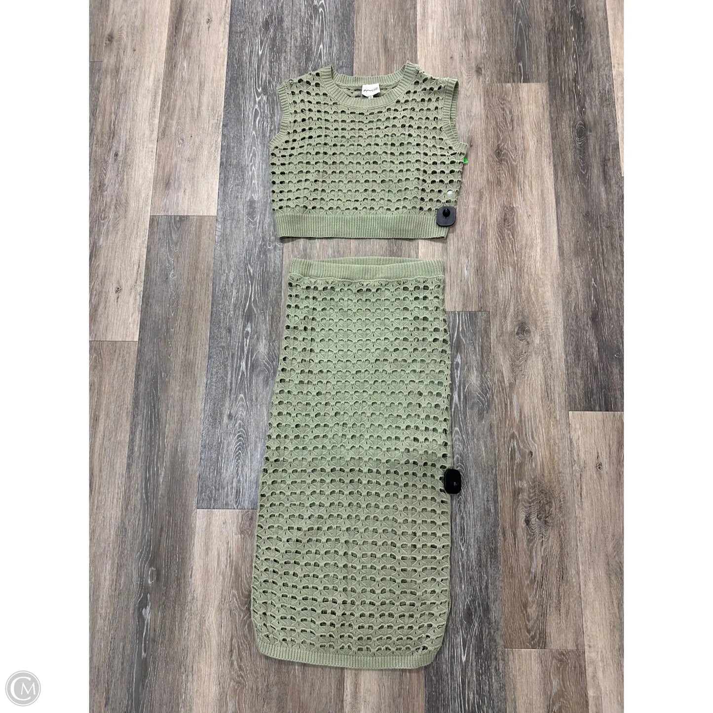 Skirt Set 2pc By Freshman 1996 In Green, Size: S