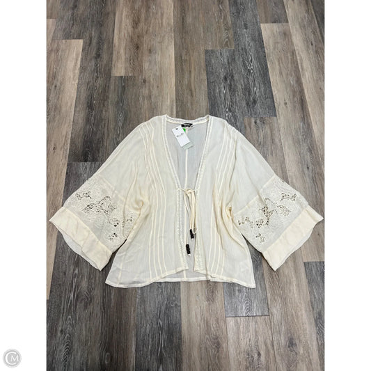 Blouse Long Sleeve By Miss Me In Cream, Size: Xs