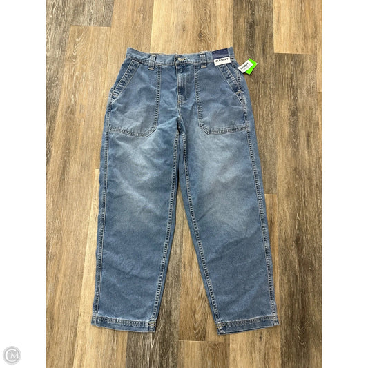 Jeans Straight By Old Navy In Blue Denim, Size: M