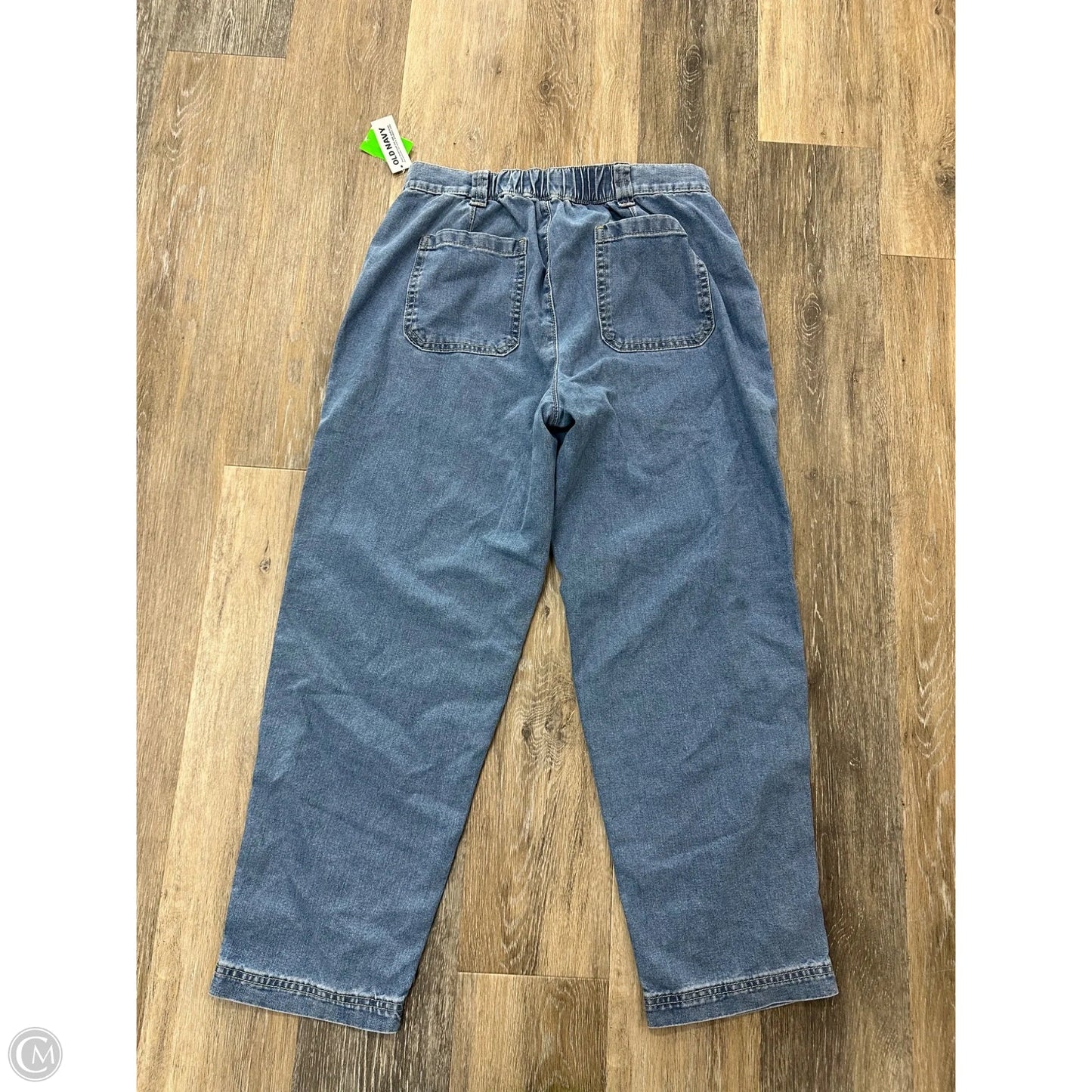 Jeans Straight By Old Navy In Blue Denim, Size: M