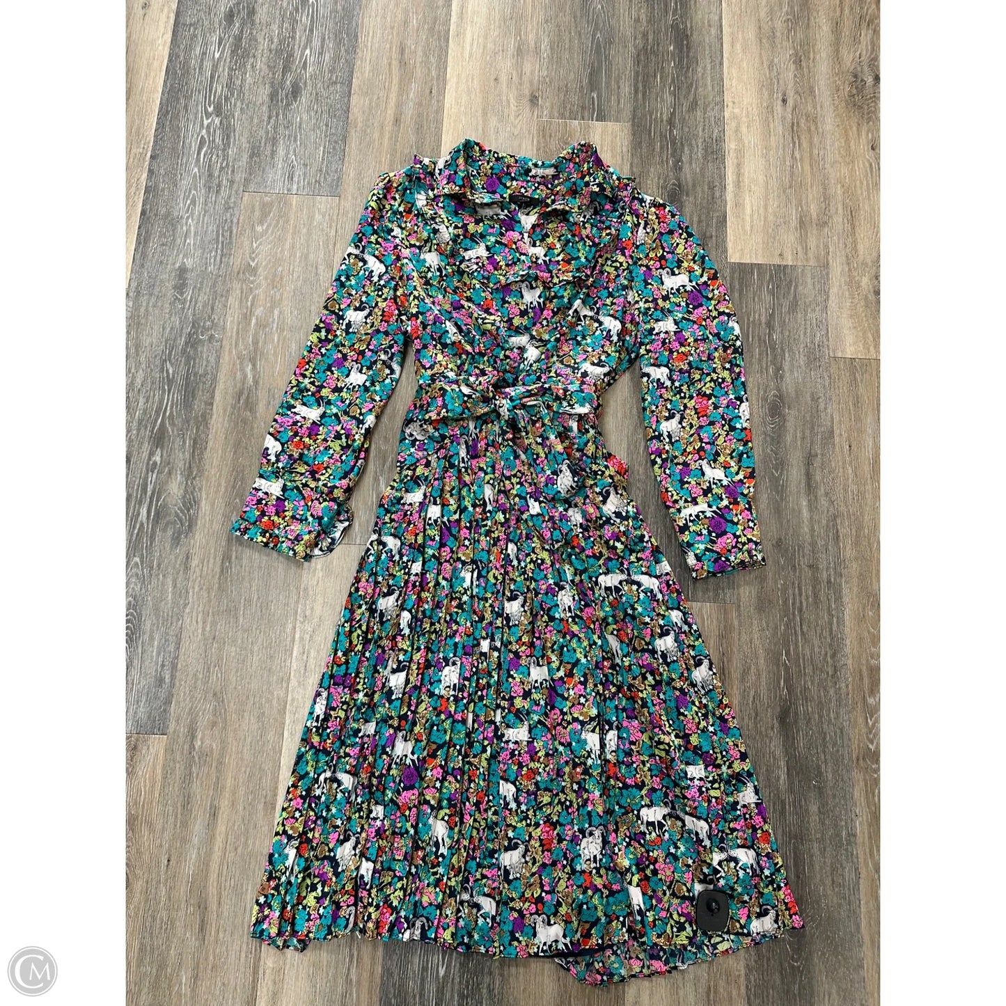 Dress Casual Maxi By J. Crew In Floral Print, Size: 12