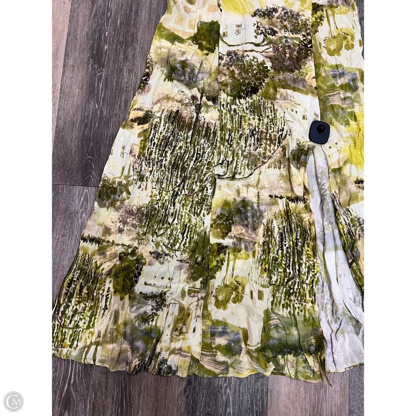 Dress Party Midi By Zara In Green, Size: Xl