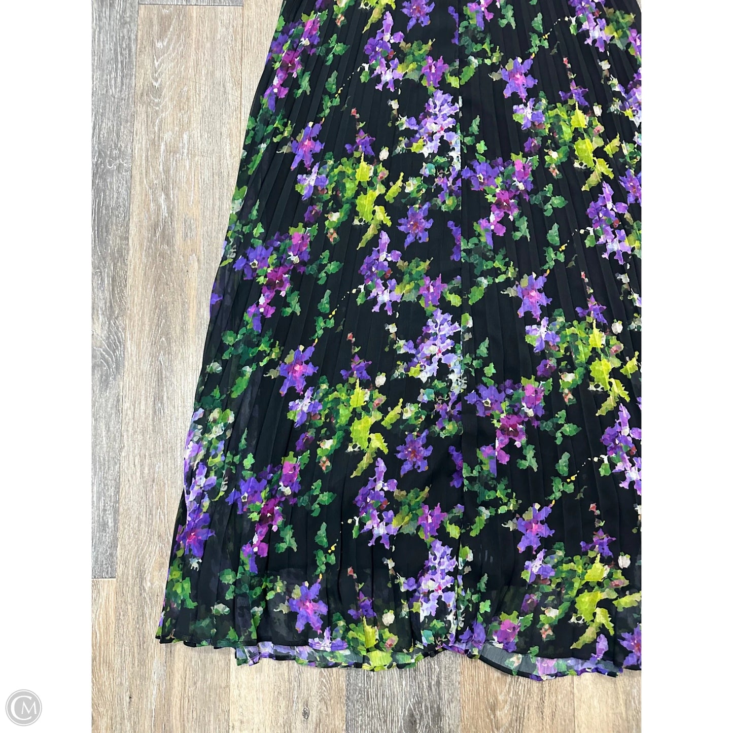 Dress Party Long By Express In Floral Print, Size: L