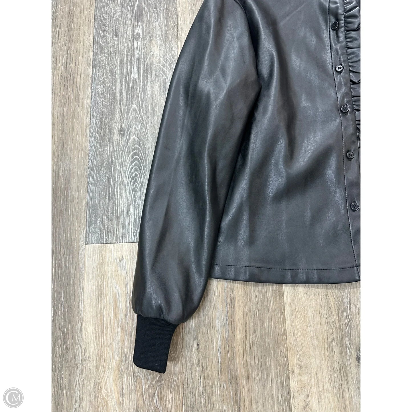 Top Long Sleeve By Bobi In Black, Size: S