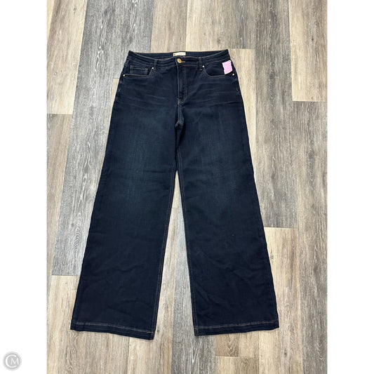 -Jeans Straight By Kut In Blue Denim, Size: 14