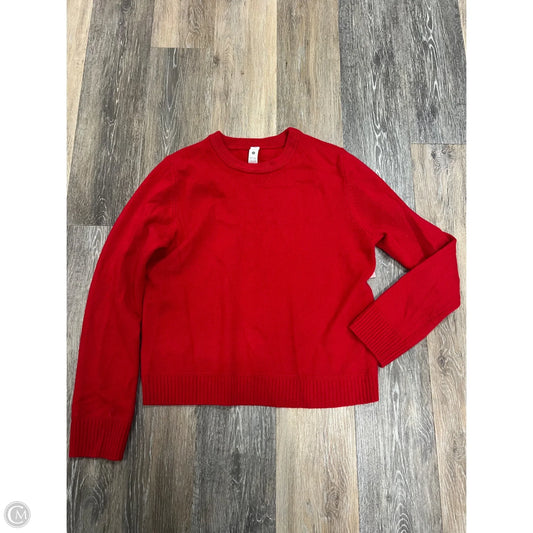 -Sweater Cashmere By Lululemon In Red, Size: L