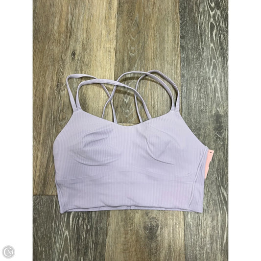 Athletic Bra By Lululemon In Purple, Size: S