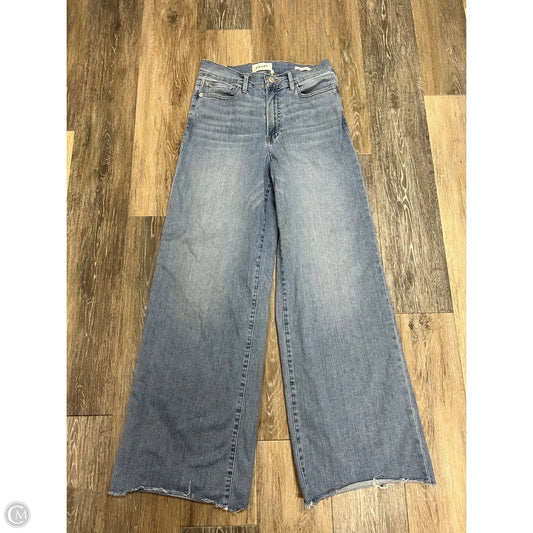 Jeans Wide Leg By Frame In Blue Denim, Size: 6/28