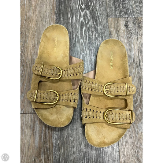 Sandals Flats By Veronica Beard In Tan, Size: 8