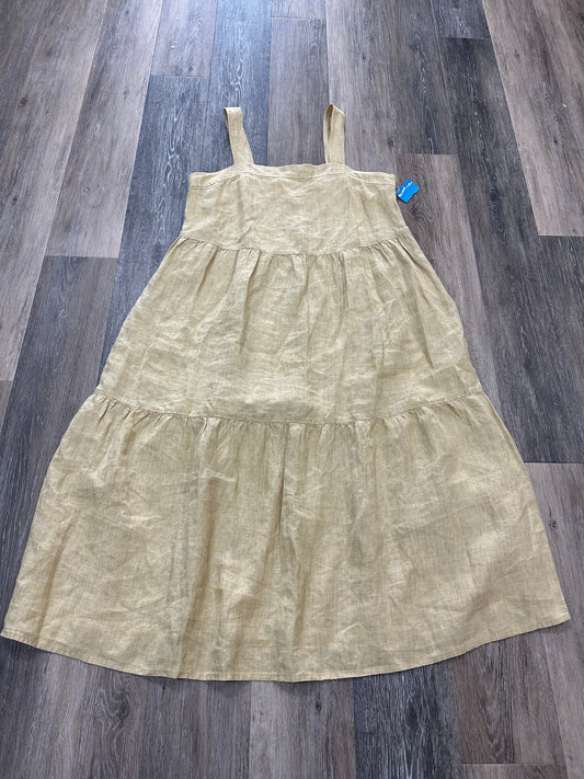 Yellow Dress Casual Maxi Eileen Fisher, Size S