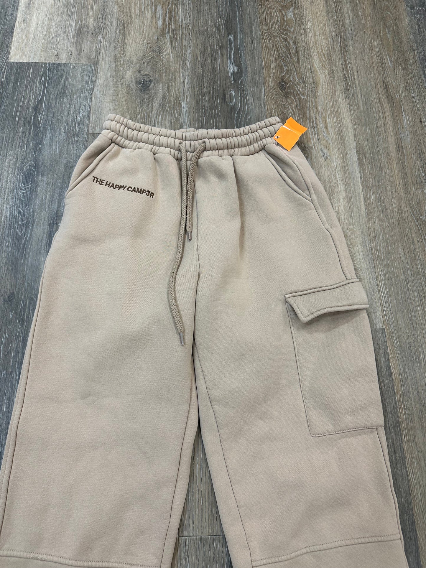 Athletic Pants By The Happy Camper In Tan, Size: S