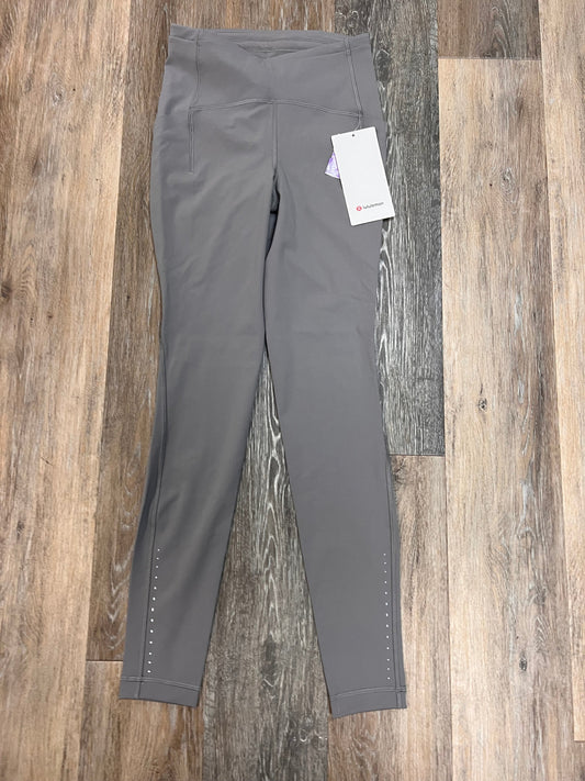 Athletic Leggings By Lululemon In Grey, Size: 4