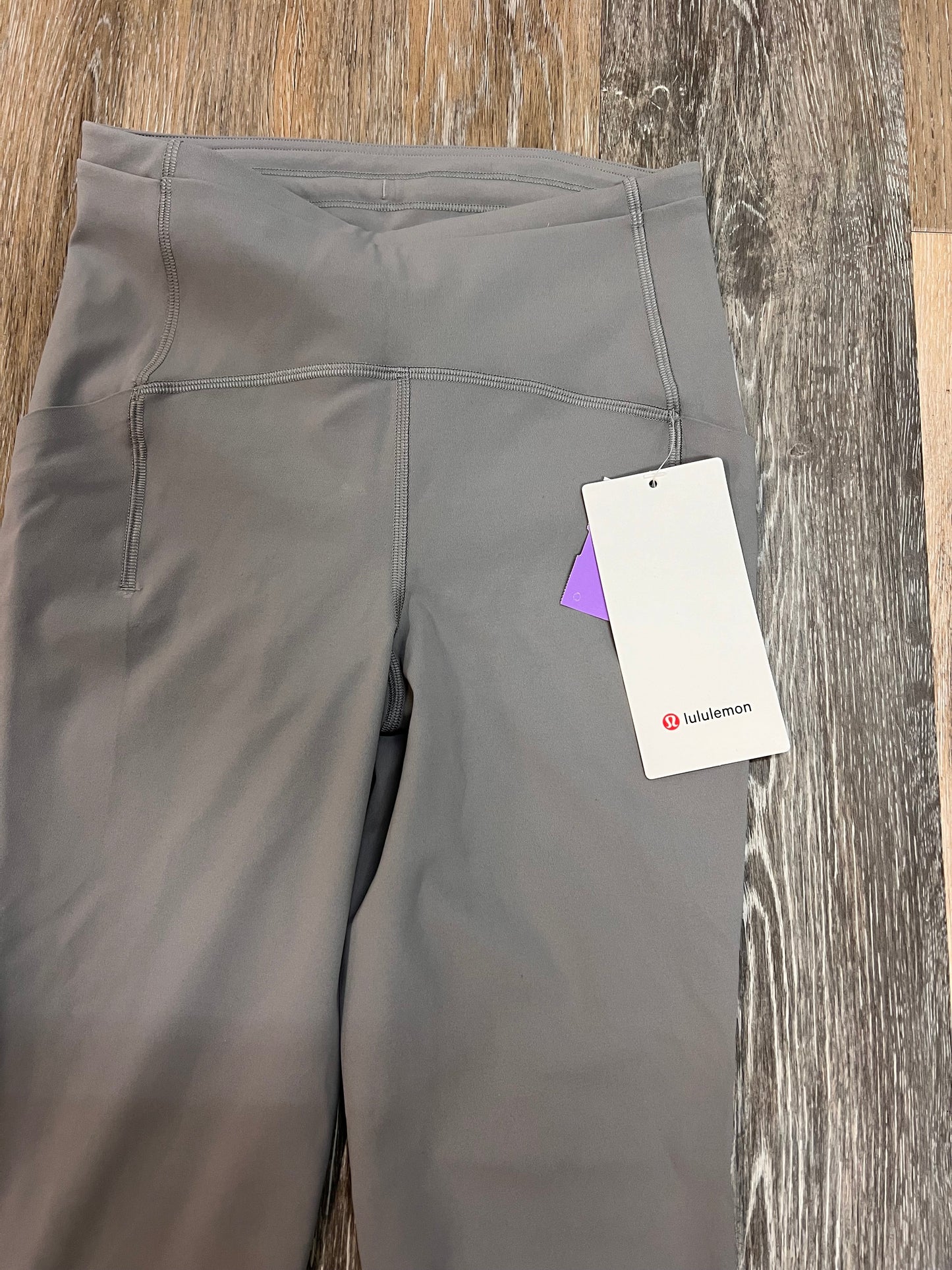 Athletic Leggings By Lululemon In Grey, Size: 4