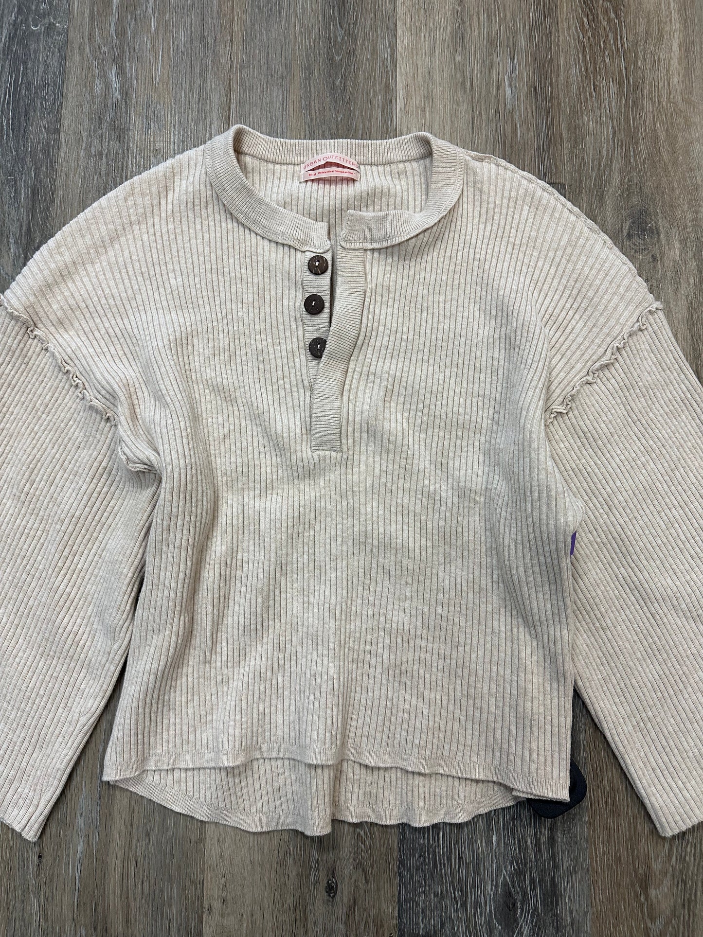 Sweater By Urban Outfitters In Beige, Size: M