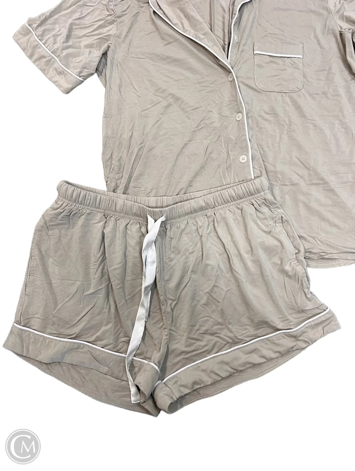 Pajamas 2pc By Birdy Gray In Beige, Size: M