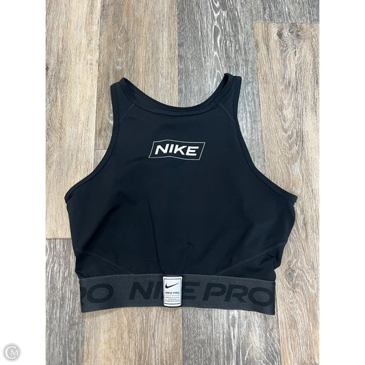Athletic Bra By Nike Apparel In Black, Size: M
