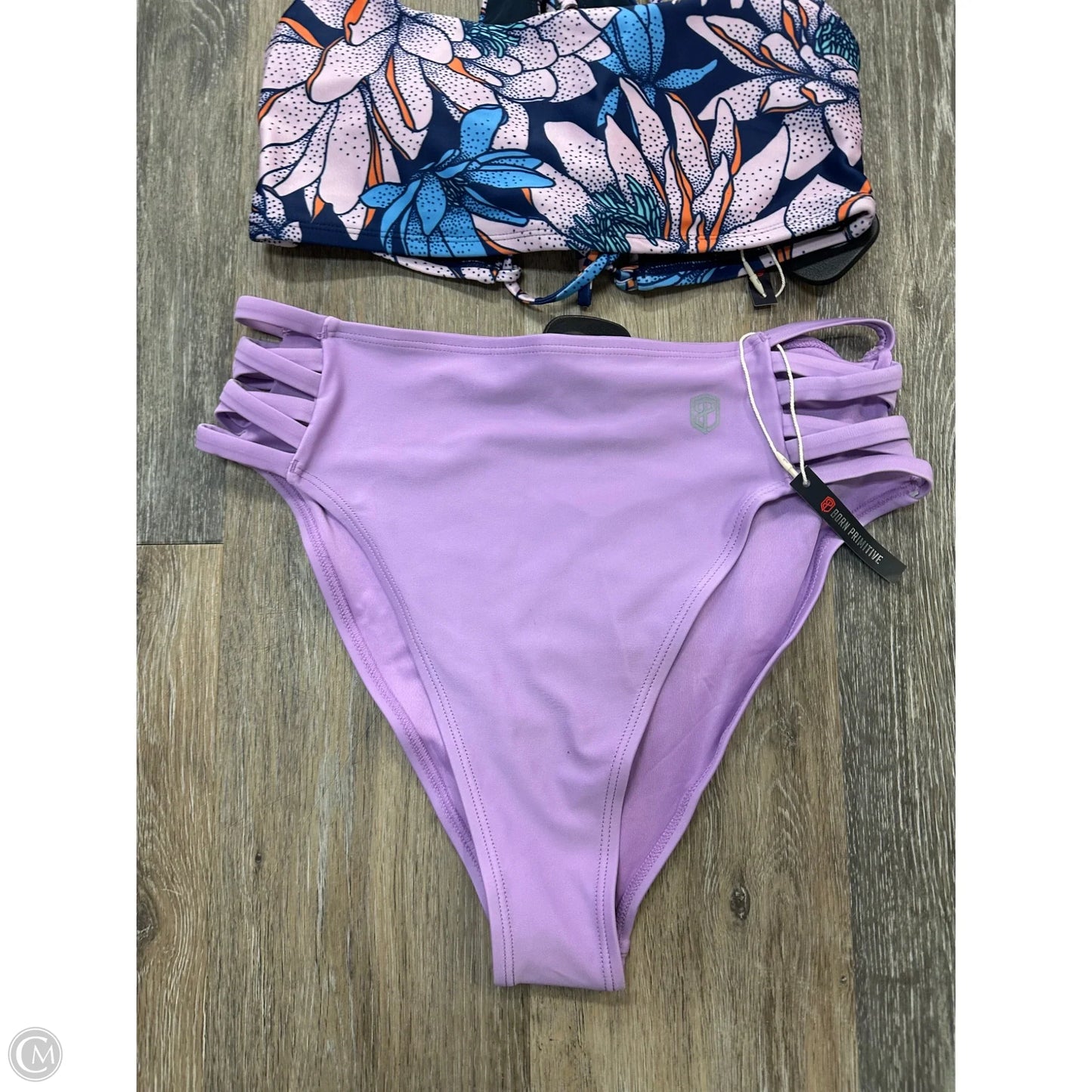 Swimsuit 2pc By Born Primitive In Purple, Size: M