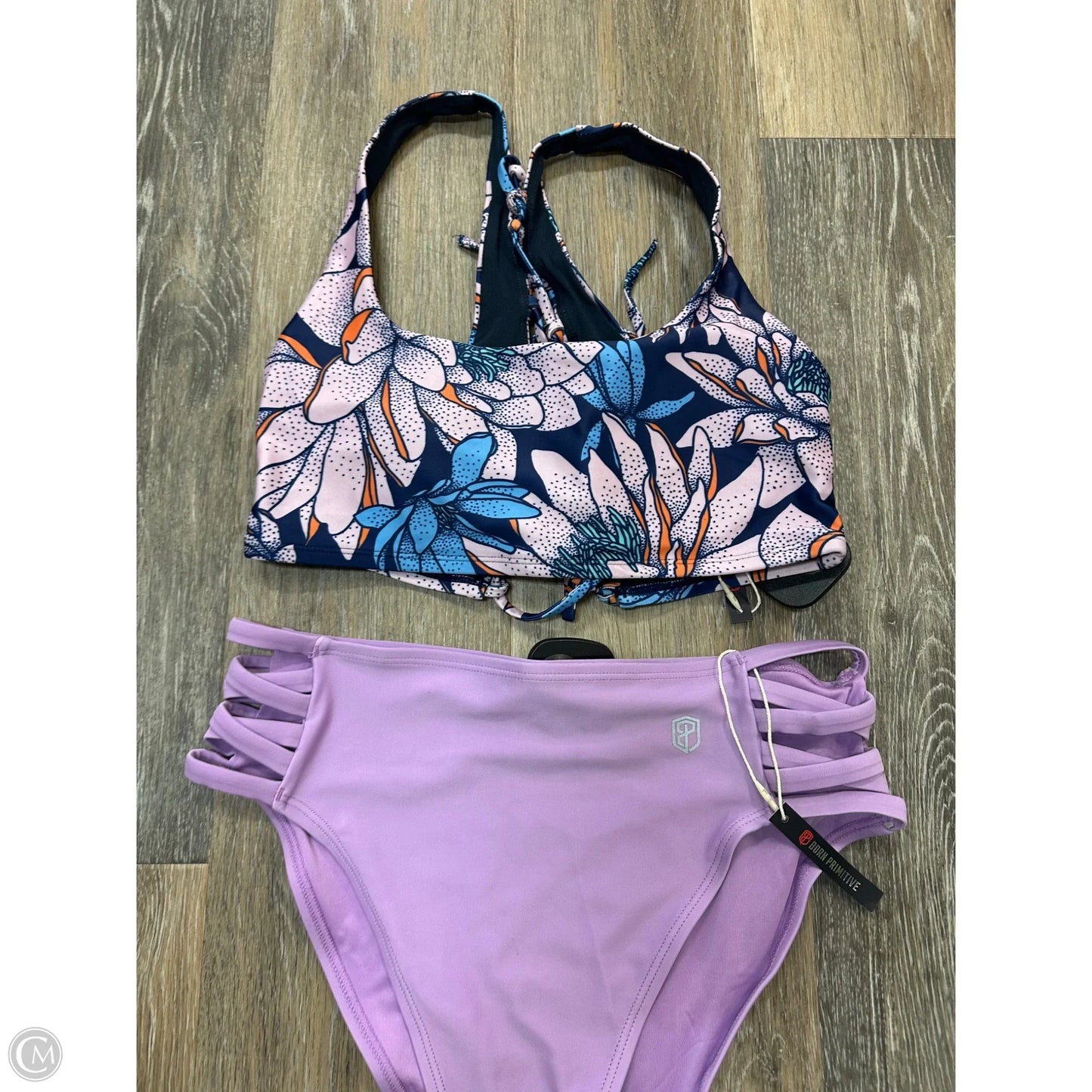 Swimsuit 2pc By Born Primitive In Purple, Size: M