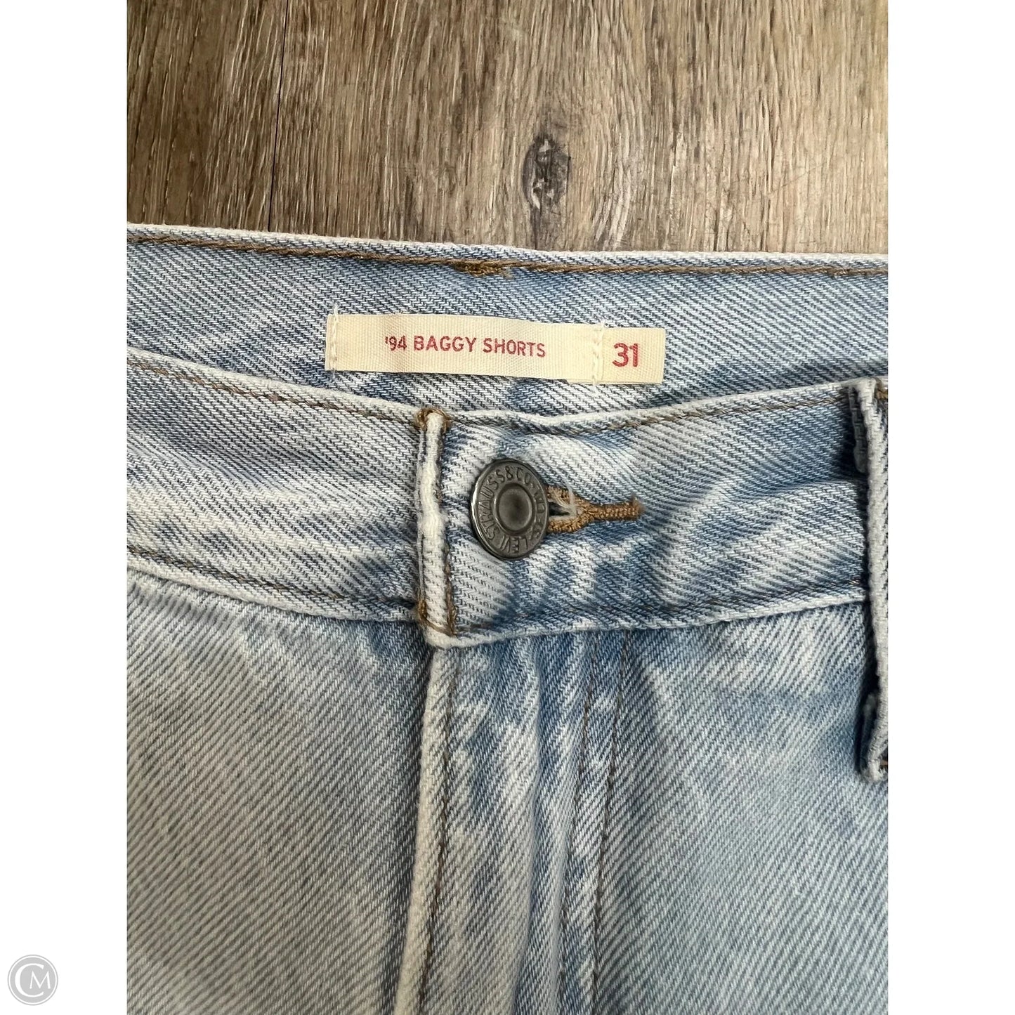 Shorts By Levis In Blue Denim, Size: 12/31