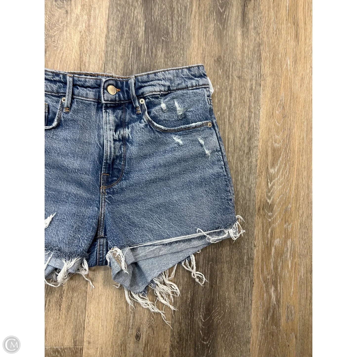 Shorts By Good American In Blue Denim, Size: 6