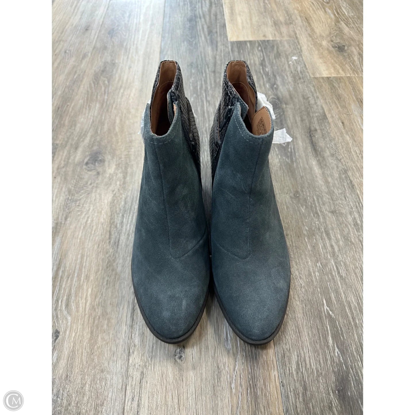 Boots Ankle Heels By Vionic In Animal Print, Size: 8.5