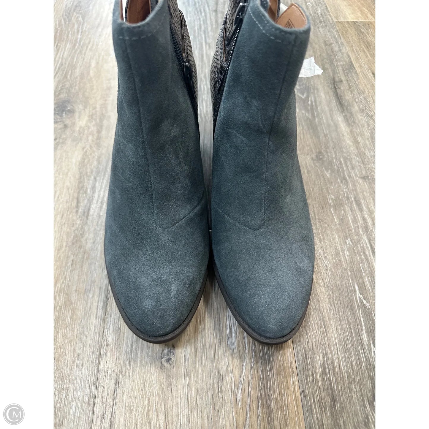 Boots Ankle Heels By Vionic In Animal Print, Size: 8.5