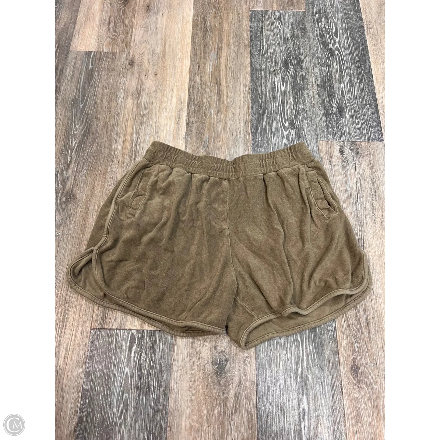 Athletic Shorts By Varley In Green, Size: L