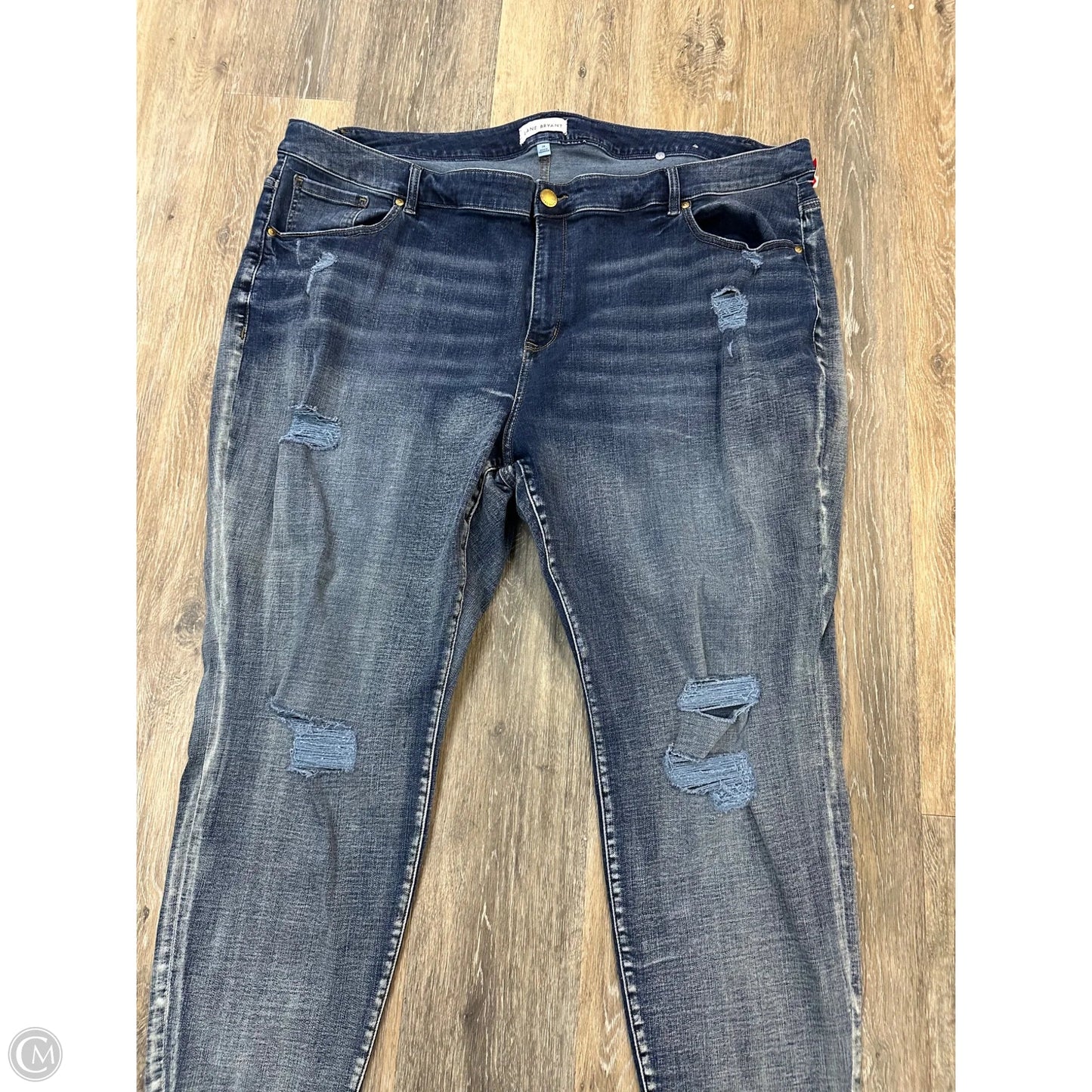 Jeans Skinny By Lane Bryant In Blue Denim, Size: 28