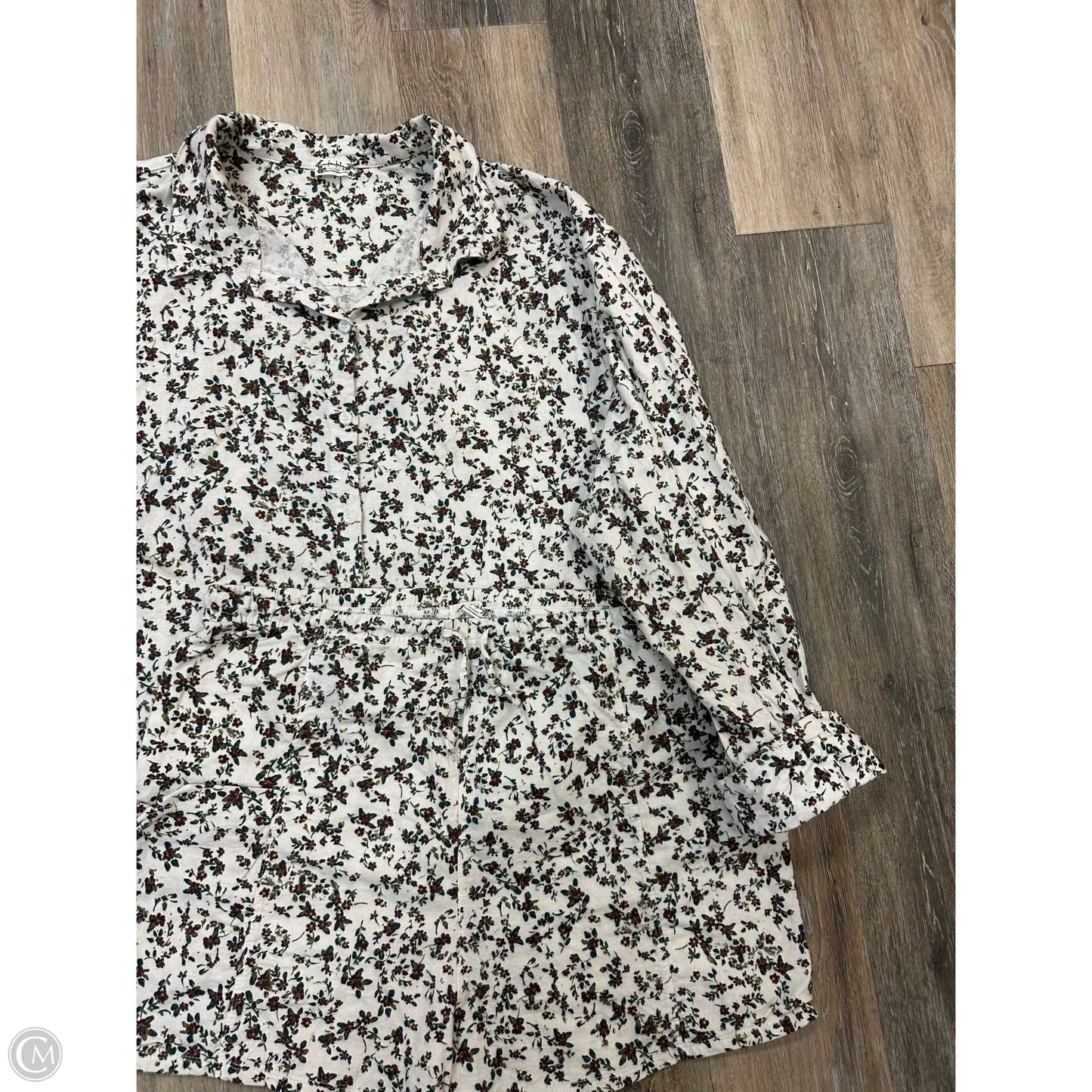 Pajamas 2pc By Free People In Floral Print, Size: Xl