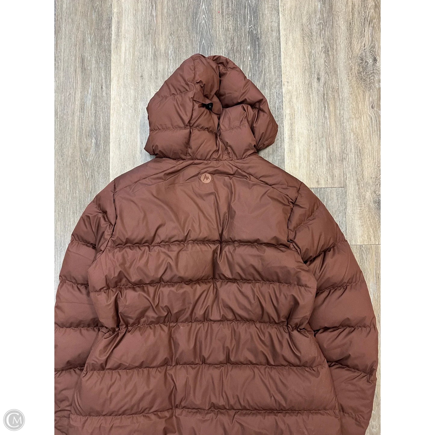 Coat Puffer & Quilted By Marmot In Brown, Size: L