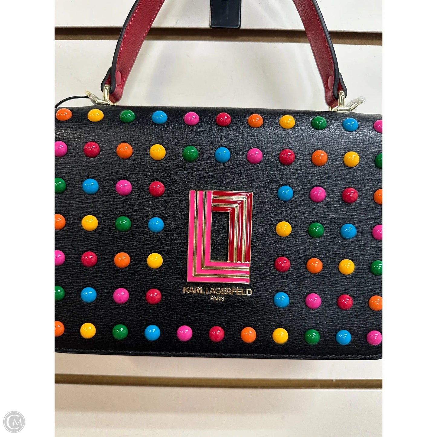 Handbag Designer By Karl Lagerfeld, Size: Medium