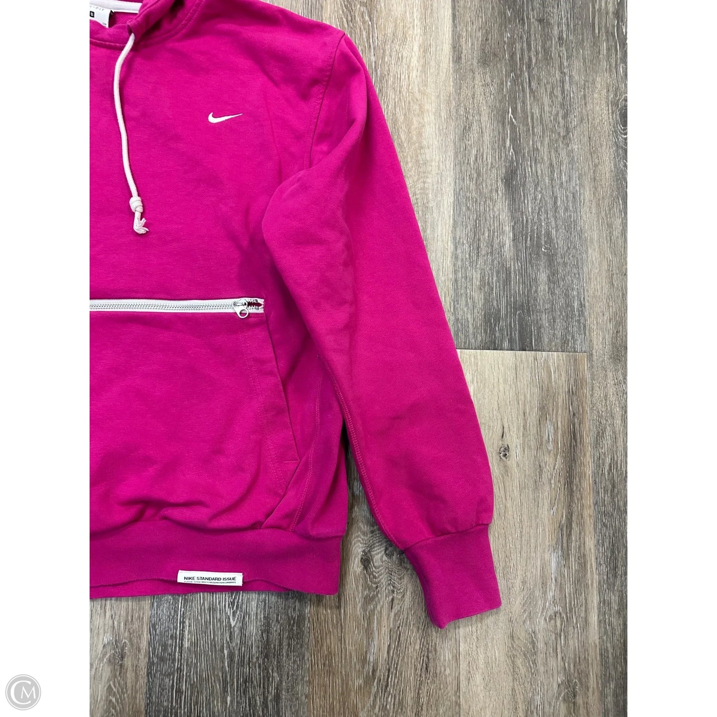 Athletic Sweatshirt Hoodie By Nike Apparel In Pink, Size: S
