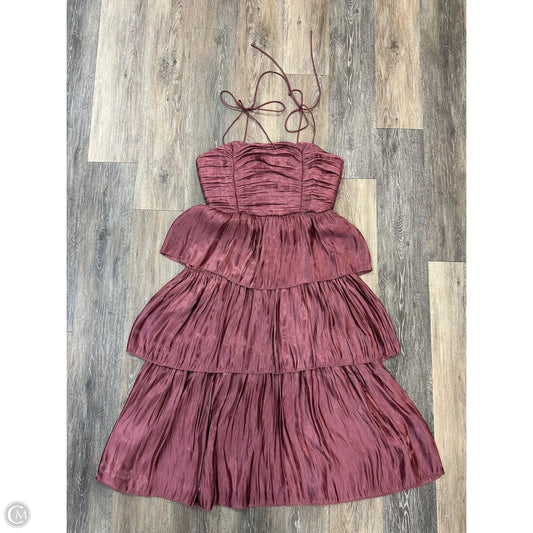 Dress Party Midi By Lulus In Pink, Size: Xl
