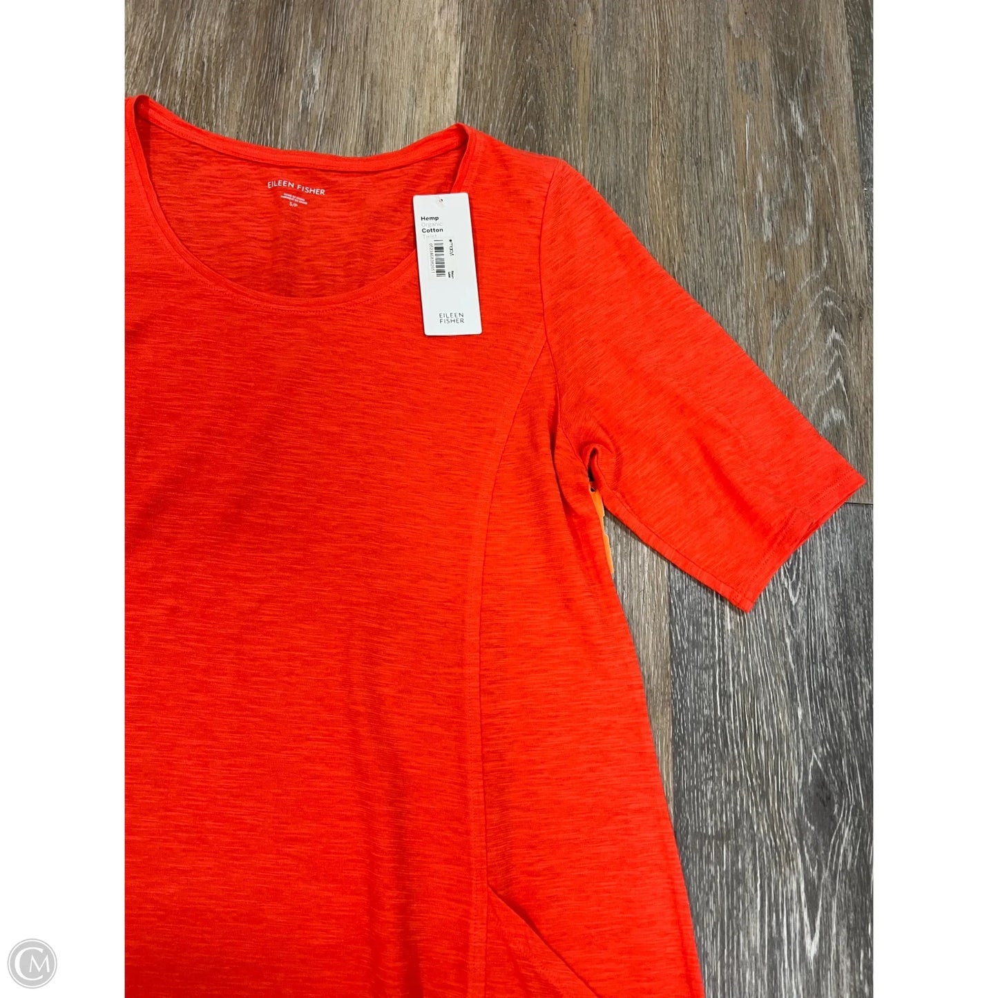 Dress Casual Short By Eileen Fisher In Orange, Size: S