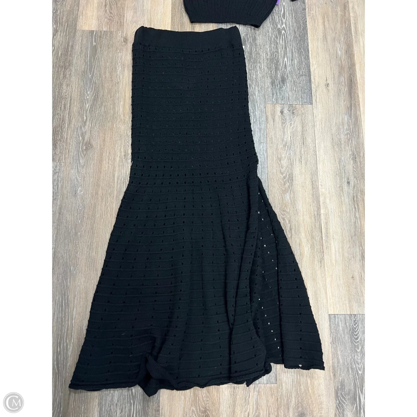 Skirt Set 2pc By Mable In Black, Size: S