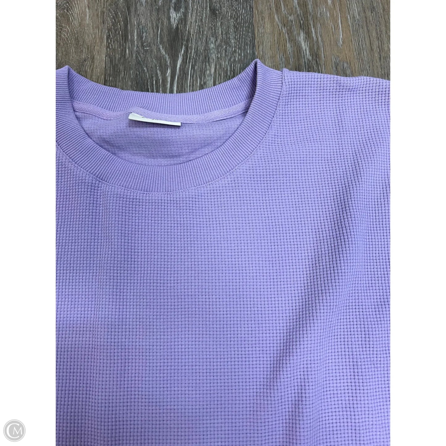 Top Long Sleeve By Comfrt In Purple, Size: 3x