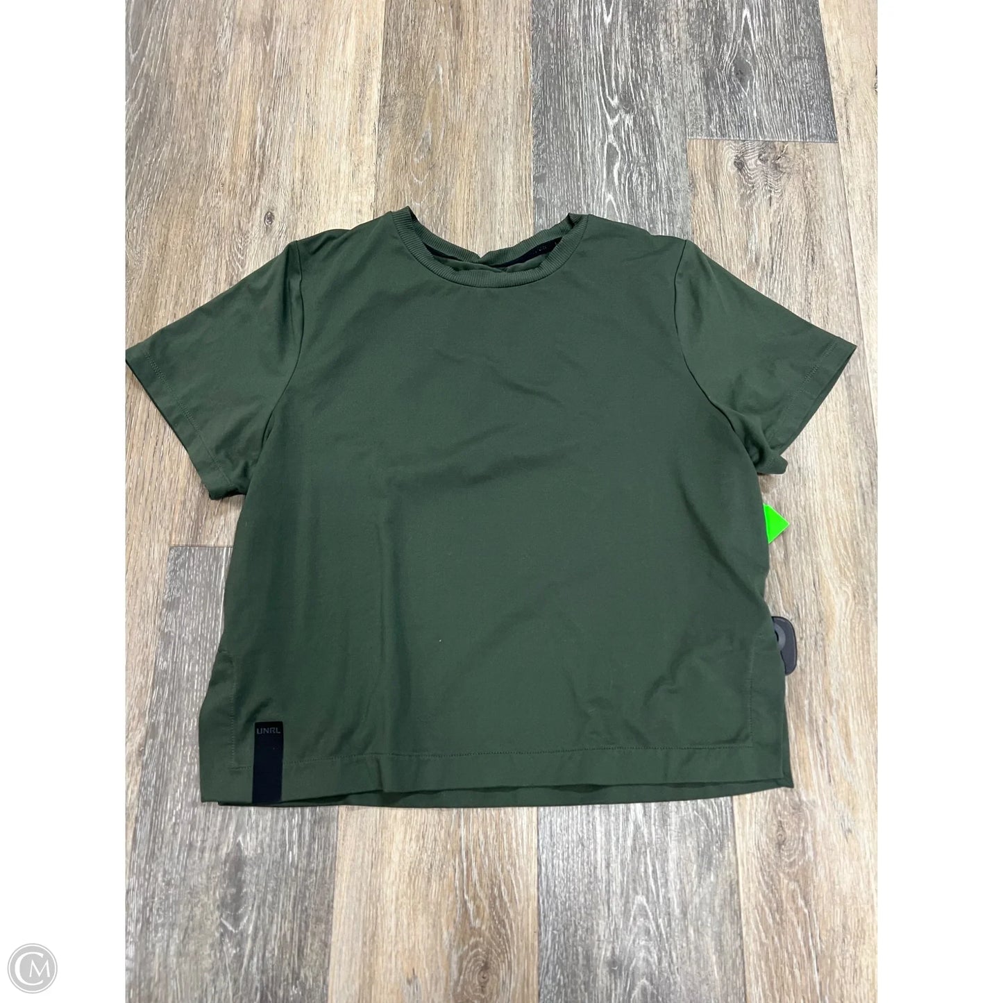 Athletic Top Short Sleeve By UNRL In Green, Size: S