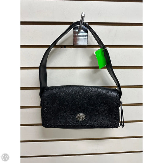 Handbag Leather By Minnetonka, Size: Medium