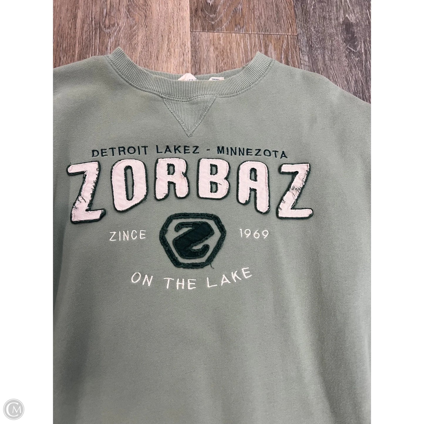 Athletic Sweatshirt Collar By Blue In Green, Size: M
