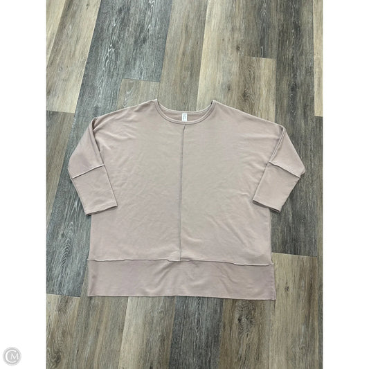 Top Long Sleeve By Spanx In Mauve, Size: M