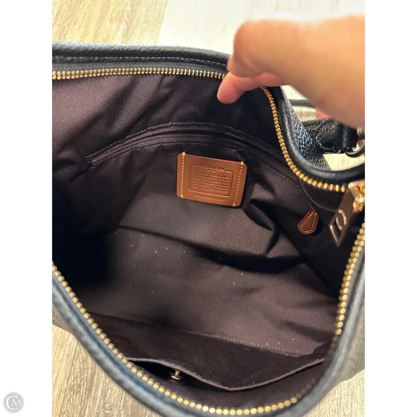 Crossbody Designer By Coach, Size: Medium